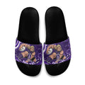 Personalized Fremantle Dockers Rugby Slide Sandals Aboriginal Dot Art - Dreamtime Football Mascot