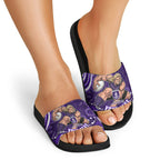 Personalized Fremantle Dockers Rugby Slide Sandals Aboriginal Dot Art - Dreamtime Football Mascot