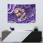 Personalized Fremantle Dockers Rugby Tapestry Aboriginal Dot Art - Dreamtime Football Mascot