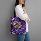 Personalized Fremantle Dockers Rugby Tote Bag Aboriginal Dot Art - Dreamtime Football Mascot