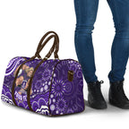 Personalized Fremantle Dockers Rugby Travel Bag Aboriginal Dot Art - Dreamtime Football Mascot