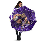 Personalized Fremantle Dockers Rugby Umbrella Aboriginal Dot Art - Dreamtime Football Mascot