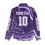 Personalized Fremantle Dockers Rugby Women Casual Shirt Aboriginal Dot Art - Dreamtime Football Mascot