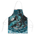 Personalized Port Adelaide Power Rugby Apron Aboriginal Dot Art - Dreamtime Football Mascot