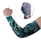 Personalized Port Adelaide Power Rugby Arm Sleeves Aboriginal Dot Art - Dreamtime Football Mascot
