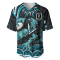 Personalized Port Adelaide Power Rugby Baseball Jersey Aboriginal Dot Art - Dreamtime Football Mascot