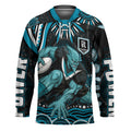 Personalized Port Adelaide Power Rugby Hockey Jersey Aboriginal Dot Art - Dreamtime Football Mascot