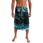 Personalized Port Adelaide Power Rugby Lavalava Aboriginal Dot Art - Dreamtime Football Mascot