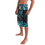 Personalized Port Adelaide Power Rugby Lavalava Aboriginal Dot Art - Dreamtime Football Mascot
