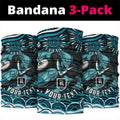 Personalized Port Adelaide Power Rugby Neck Gaiter Aboriginal Dot Art - Dreamtime Football Mascot