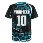 Personalized Port Adelaide Power Rugby Rugby Jersey Aboriginal Dot Art - Dreamtime Football Mascot