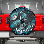 Personalized Port Adelaide Power Rugby Spare Tire Cover Aboriginal Dot Art - Dreamtime Football Mascot