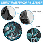 Personalized Port Adelaide Power Rugby Spare Tire Cover Aboriginal Dot Art - Dreamtime Football Mascot