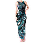 Personalized Port Adelaide Power Rugby Tank Maxi Dress Aboriginal Dot Art - Dreamtime Football Mascot