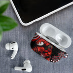 Personalized Essendon Bombers Rugby AirPods Case Aboriginal Dot Art - Dreamtime Football Mascot