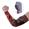 Personalized Essendon Bombers Rugby Arm Sleeves Aboriginal Dot Art - Dreamtime Football Mascot