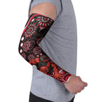 Personalized Essendon Bombers Rugby Arm Sleeves Aboriginal Dot Art - Dreamtime Football Mascot