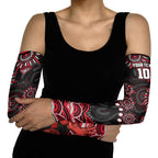Personalized Essendon Bombers Rugby Arm Sleeves Aboriginal Dot Art - Dreamtime Football Mascot