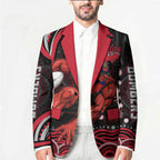 Personalized Essendon Bombers Rugby Blazer Aboriginal Dot Art - Dreamtime Football Mascot