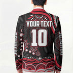 Personalized Essendon Bombers Rugby Blazer Aboriginal Dot Art - Dreamtime Football Mascot