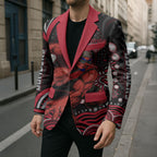 Personalized Essendon Bombers Rugby Blazer Aboriginal Dot Art - Dreamtime Football Mascot