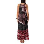 Personalized Essendon Bombers Rugby Family Matching Tank Maxi Dress and Hawaiian Shirt Aboriginal Dot Art - Dreamtime Football Mascot