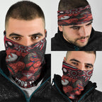 Personalized Essendon Bombers Rugby Neck Gaiter Aboriginal Dot Art - Dreamtime Football Mascot