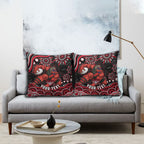 Personalized Essendon Bombers Rugby Pillow Cover Aboriginal Dot Art - Dreamtime Football Mascot