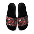 Personalized Essendon Bombers Rugby Slide Sandals Aboriginal Dot Art - Dreamtime Football Mascot