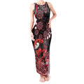 Personalized Essendon Bombers Rugby Tank Maxi Dress Aboriginal Dot Art - Dreamtime Football Mascot