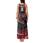 Personalized Essendon Bombers Rugby Tank Maxi Dress Aboriginal Dot Art - Dreamtime Football Mascot