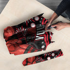Personalized Essendon Bombers Rugby Umbrella Aboriginal Dot Art - Dreamtime Football Mascot