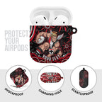 Personalized St Kilda Saints Footy Mascot AirPods Case Aboriginal Dot Art - Dreamtime Football Mascot