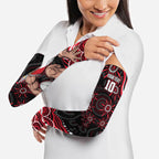 Personalized St Kilda Saints Footy Mascot Arm Sleeves Aboriginal Dot Art - Dreamtime Football Mascot