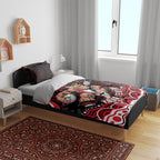 Personalized St Kilda Saints Footy Mascot Bedding Set Aboriginal Dot Art - Dreamtime Football Mascot