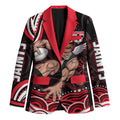 Personalized St Kilda Saints Footy Mascot Blazer Aboriginal Dot Art - Dreamtime Football Mascot
