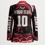 Personalized St Kilda Saints Footy Mascot Blazer Aboriginal Dot Art - Dreamtime Football Mascot