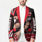 Personalized St Kilda Saints Footy Mascot Blazer Aboriginal Dot Art - Dreamtime Football Mascot