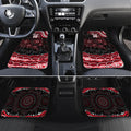 Personalized St Kilda Saints Footy Mascot Car Mats Aboriginal Dot Art - Dreamtime Football Mascot