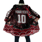 Personalized St Kilda Saints Footy Mascot Cloak Aboriginal Dot Art - Dreamtime Football Mascot