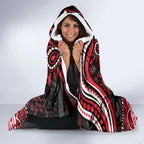 Personalized St Kilda Saints Footy Mascot Hooded Blanket Aboriginal Dot Art - Dreamtime Football Mascot