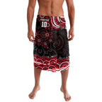 Personalized St Kilda Saints Footy Mascot Lavalava Aboriginal Dot Art - Dreamtime Football Mascot