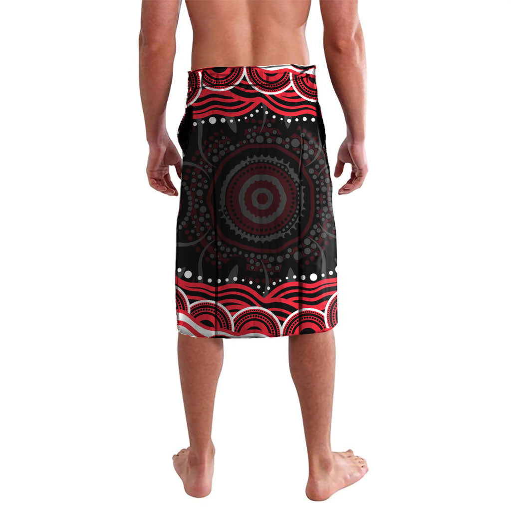 Personalized St Kilda Saints Footy Mascot Lavalava Aboriginal Dot Art - Dreamtime Football Mascot