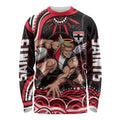 Personalized St Kilda Saints Footy Mascot Long Sleeve Shirt Aboriginal Dot Art - Dreamtime Football Mascot