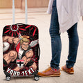 Personalized St Kilda Saints Footy Mascot Luggage Cover Aboriginal Dot Art - Dreamtime Football Mascot