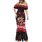Personalized St Kilda Saints Footy Mascot Mermaid Dress Aboriginal Dot Art - Dreamtime Football Mascot
