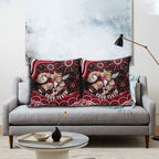 Personalized St Kilda Saints Footy Mascot Pillow Cover Aboriginal Dot Art - Dreamtime Football Mascot