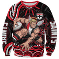 Personalized St Kilda Saints Footy Mascot Sweatshirt Aboriginal Dot Art - Dreamtime Football Mascot
