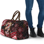 Personalized St Kilda Saints Footy Mascot Travel Bag Aboriginal Dot Art - Dreamtime Football Mascot