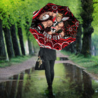 Personalized St Kilda Saints Footy Mascot Umbrella Aboriginal Dot Art - Dreamtime Football Mascot